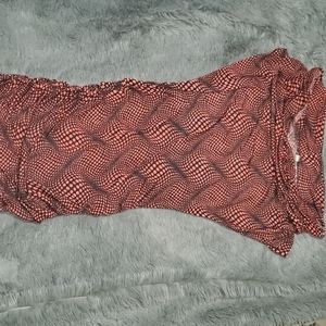 Black and orange Monaco Dress